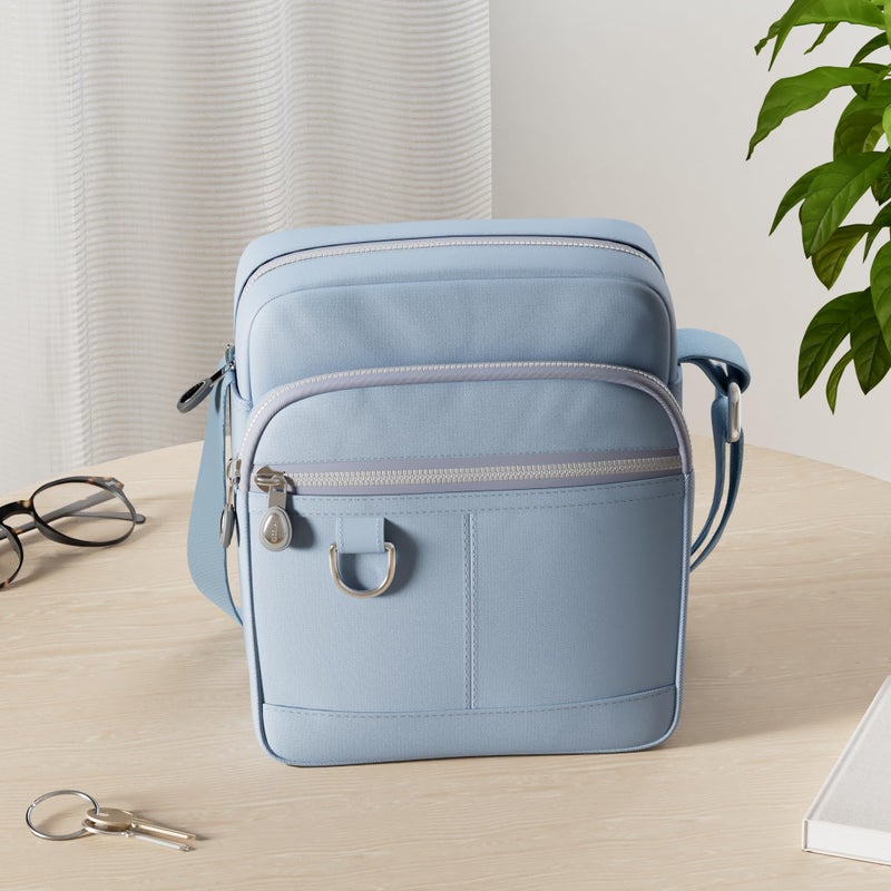 KARRESLY Casual Nylon Purse Handbag Crossbody Bag Waterproof Shoulder Bag for Women (Blue) - Image 2